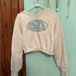 PAC SUN cropped sweatshirt